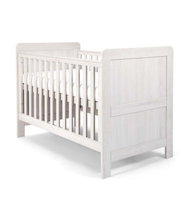 Mamas & Papas Furniture Sets Atlas Nursery Bundle with Lua Bedside Crib (6 Piece) – White