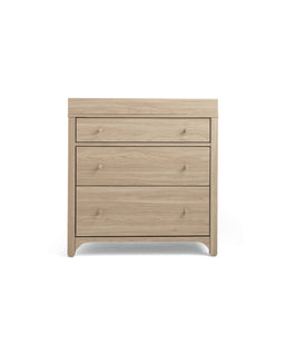 Mamas & Papas Furniture Sets Barton 2 Piece Cotbed Set with Dresser Changer - Natural/Oak