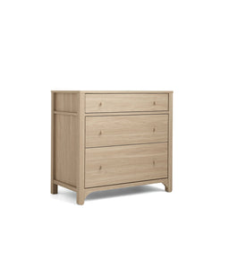 Mamas & Papas Furniture Sets Barton  3 Piece Cotbed Range with Dresser Changer & Wardrobe - Natural/Oak