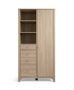 Mamas & Papas Furniture Sets Barton  3 Piece Cotbed Range with Dresser Changer & Wardrobe - Natural/Oak
