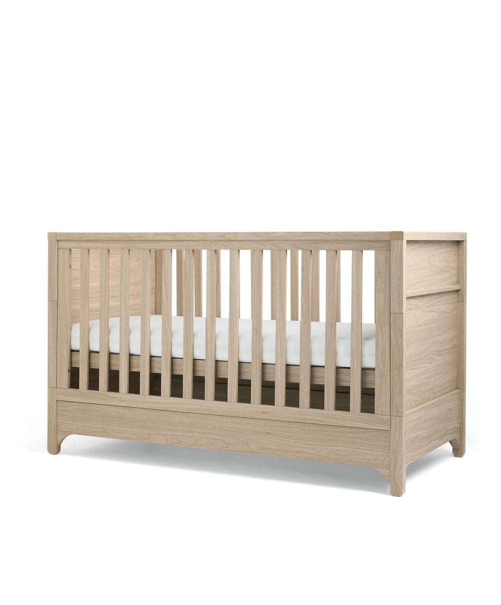 Mamas &amp; Papas Furniture Sets Barton Cotbed with Essential Airflow Pocket Spring Cotbed Mattress Bundle