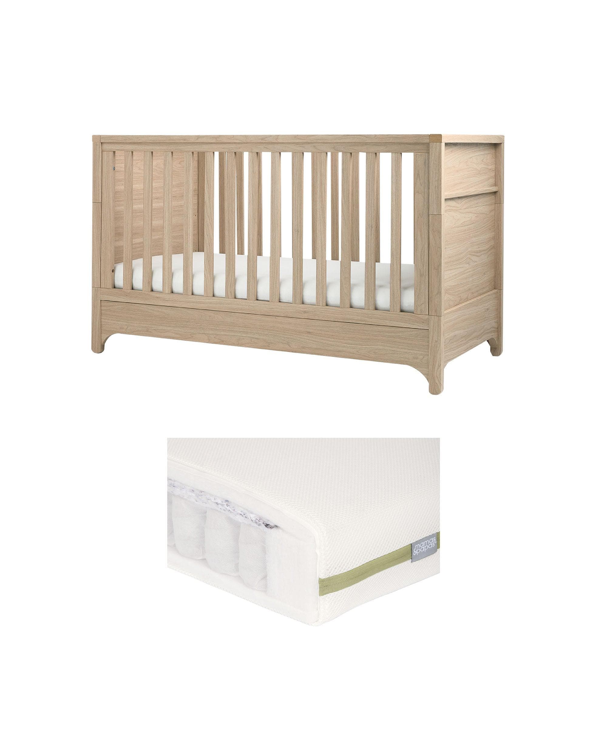 Barton Cotbed With Premium Pocket Spring Cotbed Mattress Bundle