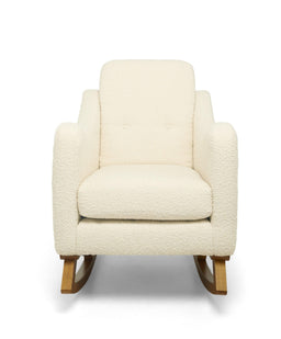 Mamas & Papas Furniture Sets Bowdon Nursing Chair Set in Chenille Boucle - Oyster