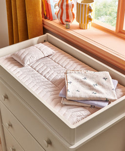 Mamas & Papas Furniture Sets Eryn 2 Piece Cotbed Set with Dresser Changer - Cashmere