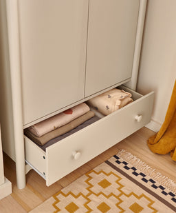 Mamas & Papas Furniture Sets Eryn 3 Piece Cotbed Range with Dresser Changer & Wardrobe - Cashmere
