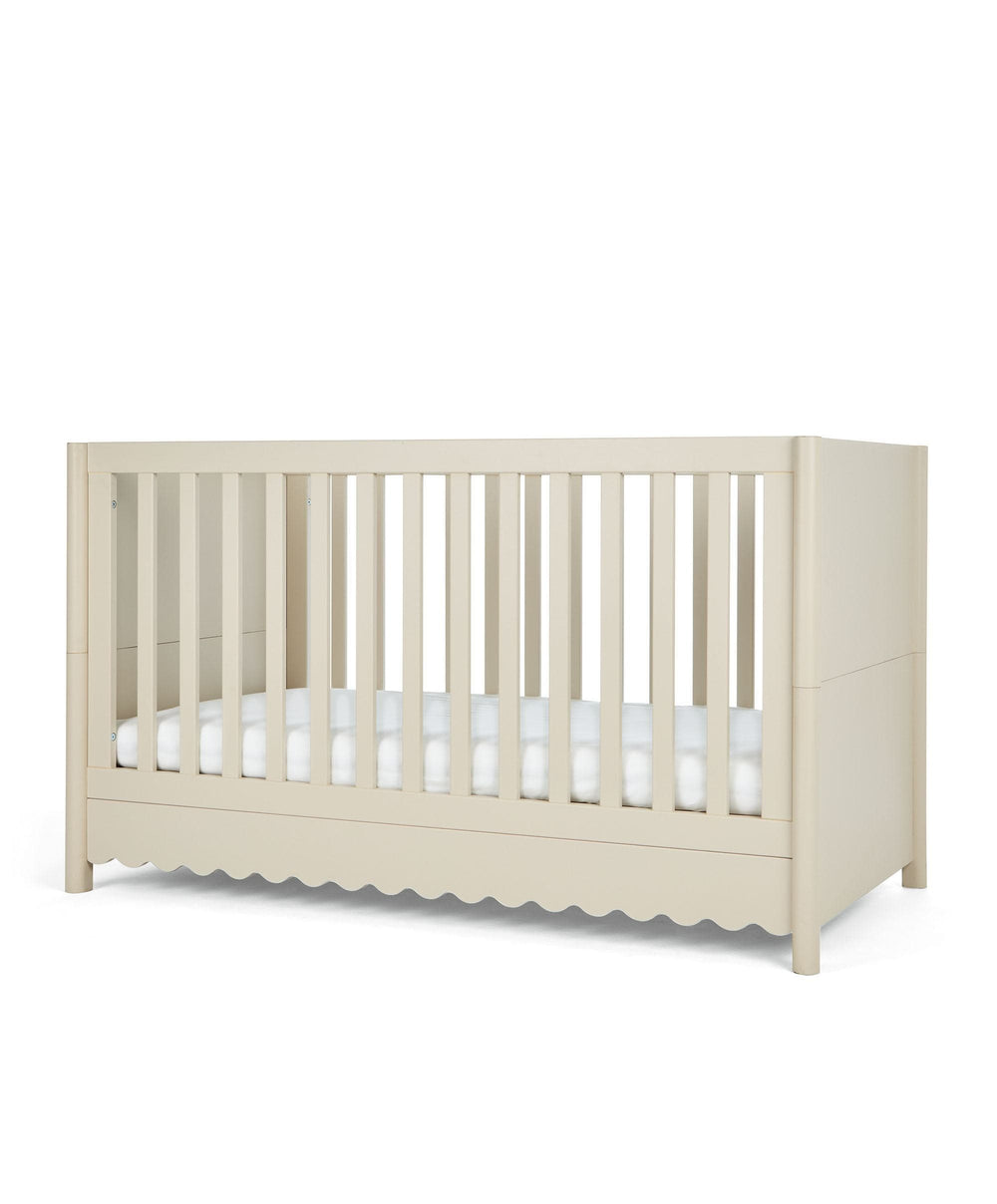Mamas &amp; Papas Furniture Sets Eryn 3 Piece Cotbed Range with Dresser Changer &amp; Wardrobe - Cashmere