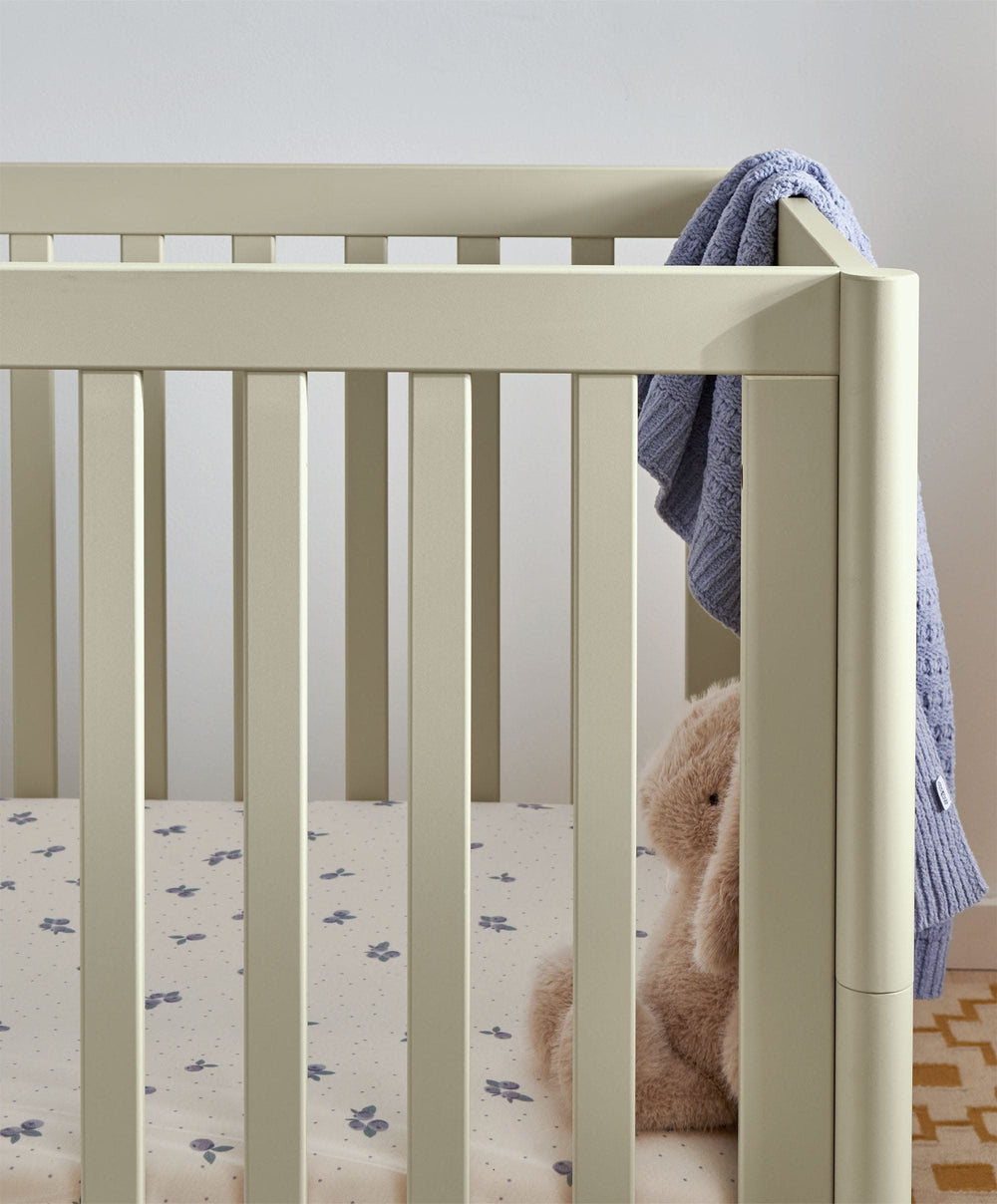 Mamas &amp; Papas Furniture Sets Eryn 3 Piece Cotbed Range with Dresser Changer &amp; Wardrobe - Willow Green