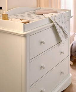 Mamas & Papas Furniture Sets Flyn 2 Piece Cotbed and Dresser Changer Set - White