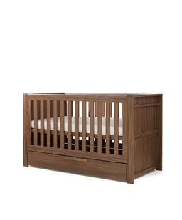 Mamas & Papas Furniture Sets Franklin 2 Piece Cotbed Set With Dresser Changer - Walnut
