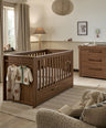 Mamas & Papas Furniture Sets Franklin 2 Piece Cotbed Set With Dresser Changer - Walnut