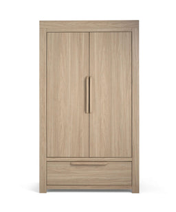 Mamas & Papas Furniture Sets Franklin 3 Piece Cotbed Range with Dresser Changer & Double Wardrobe - Oak