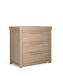 Mamas & Papas Furniture Sets Franklin Nursery Bundle with Lua Bedside Crib (6 Piece) – Natural Oak