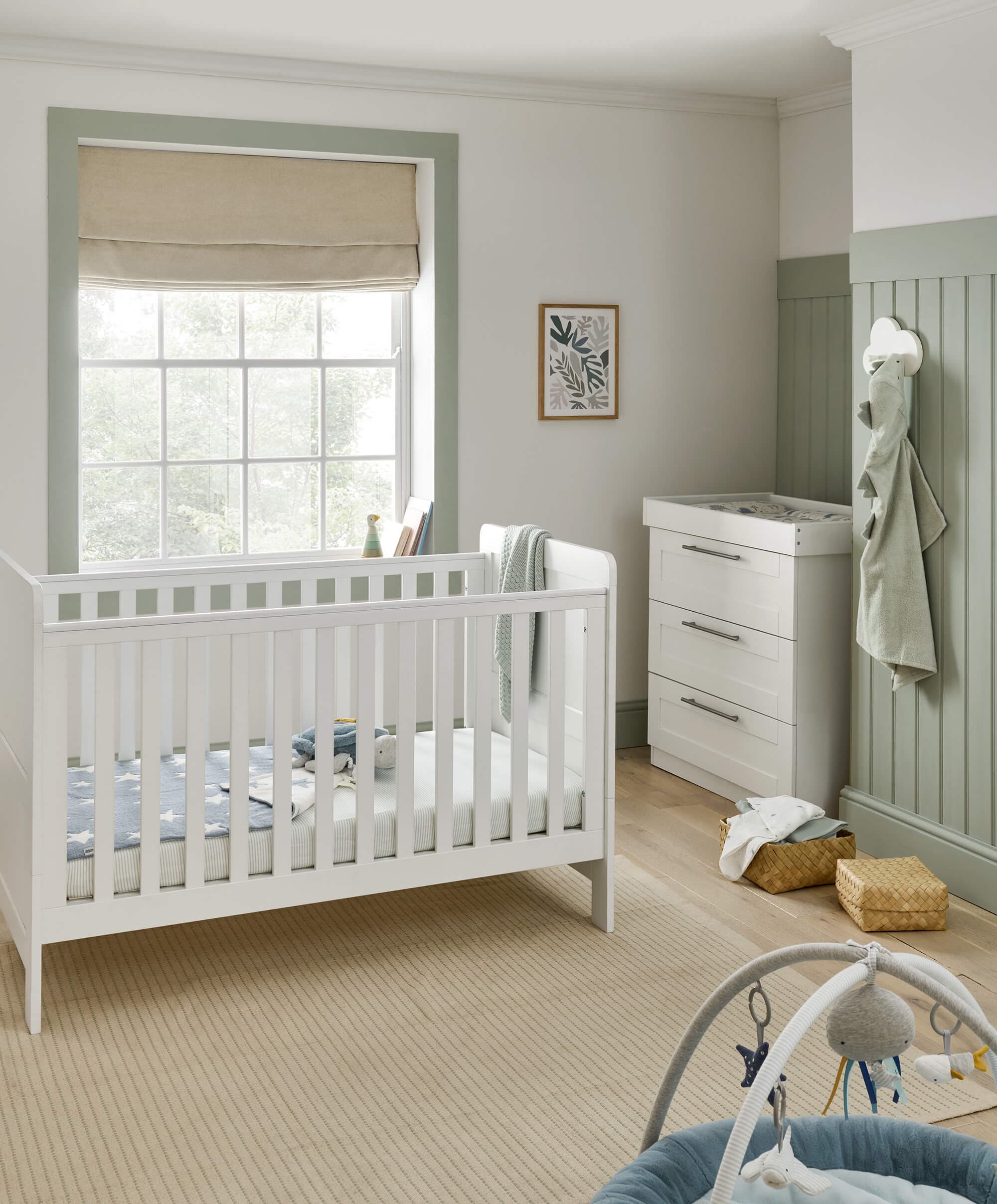 Hampden 2 Piece Cotbed Set Dresser Changer