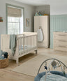 Mamas & Papas Furniture Sets Hampden 3 Piece Cotbed Range with Dresser Changer & Wardrobe - Cashmere