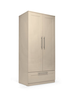 Mamas & Papas Furniture Sets Hampden 3 Piece Cotbed Range with Dresser Changer & Wardrobe - Cashmere