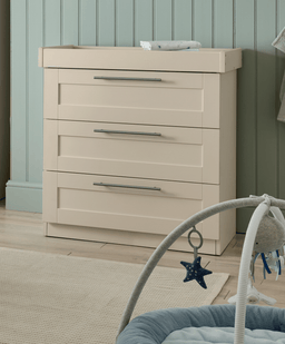 Mamas & Papas Furniture Sets Hampden Nursery Bundle with Lua Bedside Crib (6 Piece) – Cashmere