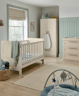 Mamas & Papas Furniture Sets Hampden Nursery Bundle with Lua Bedside Crib (6 Piece) – Cashmere