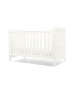 Mamas & Papas Furniture Sets Hampden Nursery Bundle with Lua Bedside Crib (6 Piece) – White