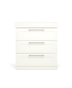 Mamas & Papas Furniture Sets Hampden Nursery Bundle with Lua Bedside Crib (6 Piece) – White