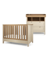 Mamas & Papas Furniture Sets Harwell 2 Piece Convertible Cot Set with Dresser Changer - Cashmere