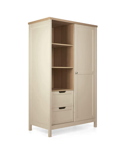 Mamas & Papas Furniture Sets Harwell 3 Piece Cotbed Range with Alma Nursing Chair & Stool - Cashmere/Off White Boucle