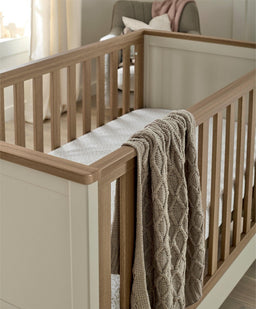 Mamas & Papas Furniture Sets Harwell 3 Piece Range with Cot Bed, Dresser Changer & Wardrobe - Cashmere