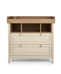 Mamas & Papas Furniture Sets Harwell Nursery Bundle with Lua Bedside Crib (6 Piece) – Cashmere