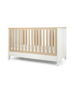 Mamas & Papas Furniture Sets Harwell Nursery Bundle with Lua Bedside Crib (6 Piece) – White