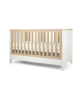 Mamas & Papas Furniture Sets Harwell Nursery Bundle with Lua Bedside Crib (6 Piece) – White