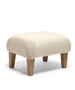 Mamas & Papas Furniture Sets Hilston Nursing Chair Set in Velvet - Latte