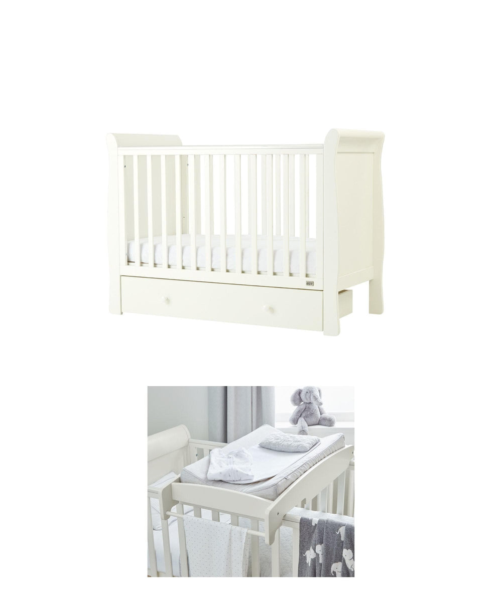 Mamas &amp; Papas Furniture Sets Mia Cot Set with Cot Top Changer - White