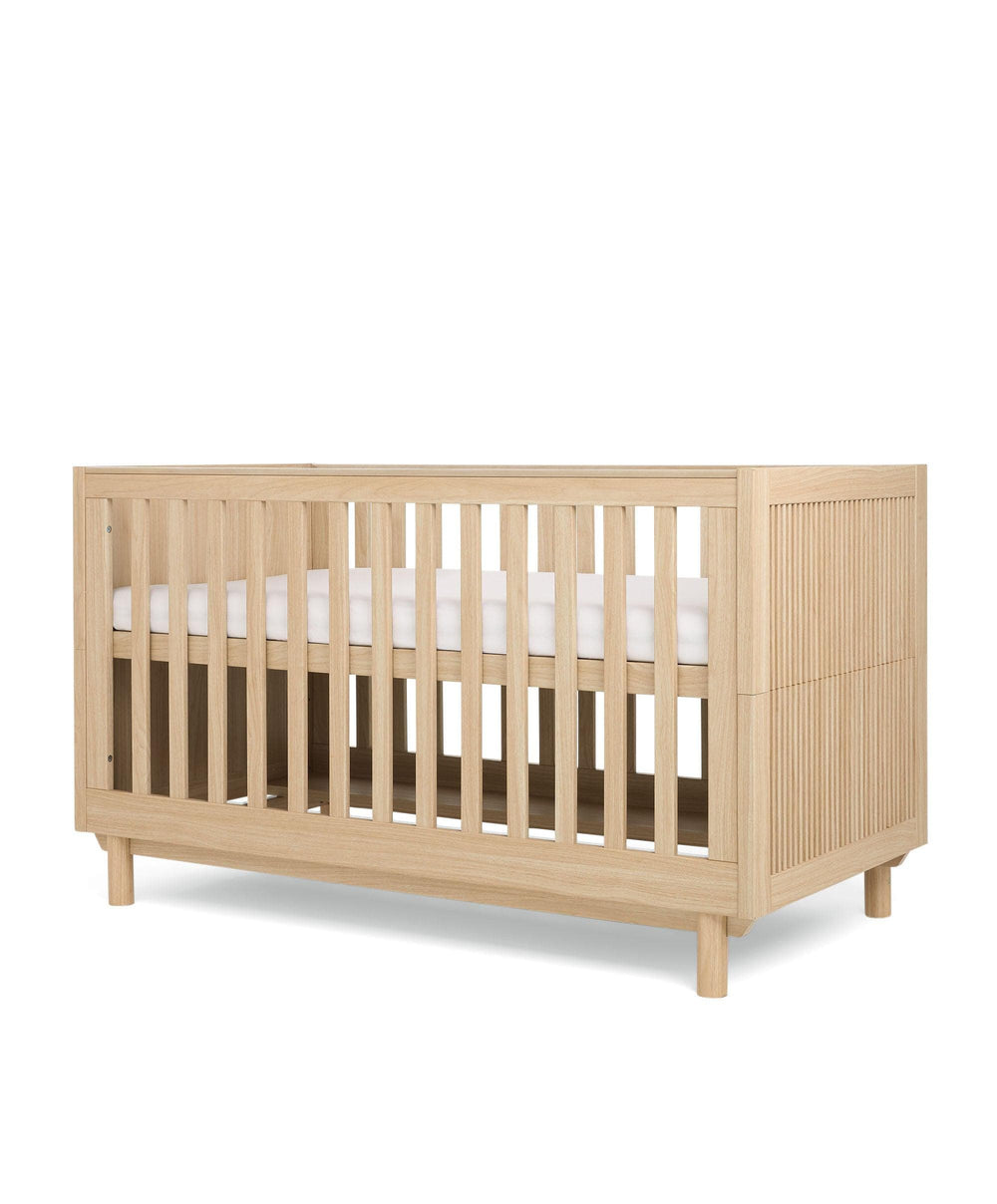 Mamas &amp; Papas Furniture Sets Oska 2 Piece Cotbed Set with Narrow Dresser Changer - Oak/Natural