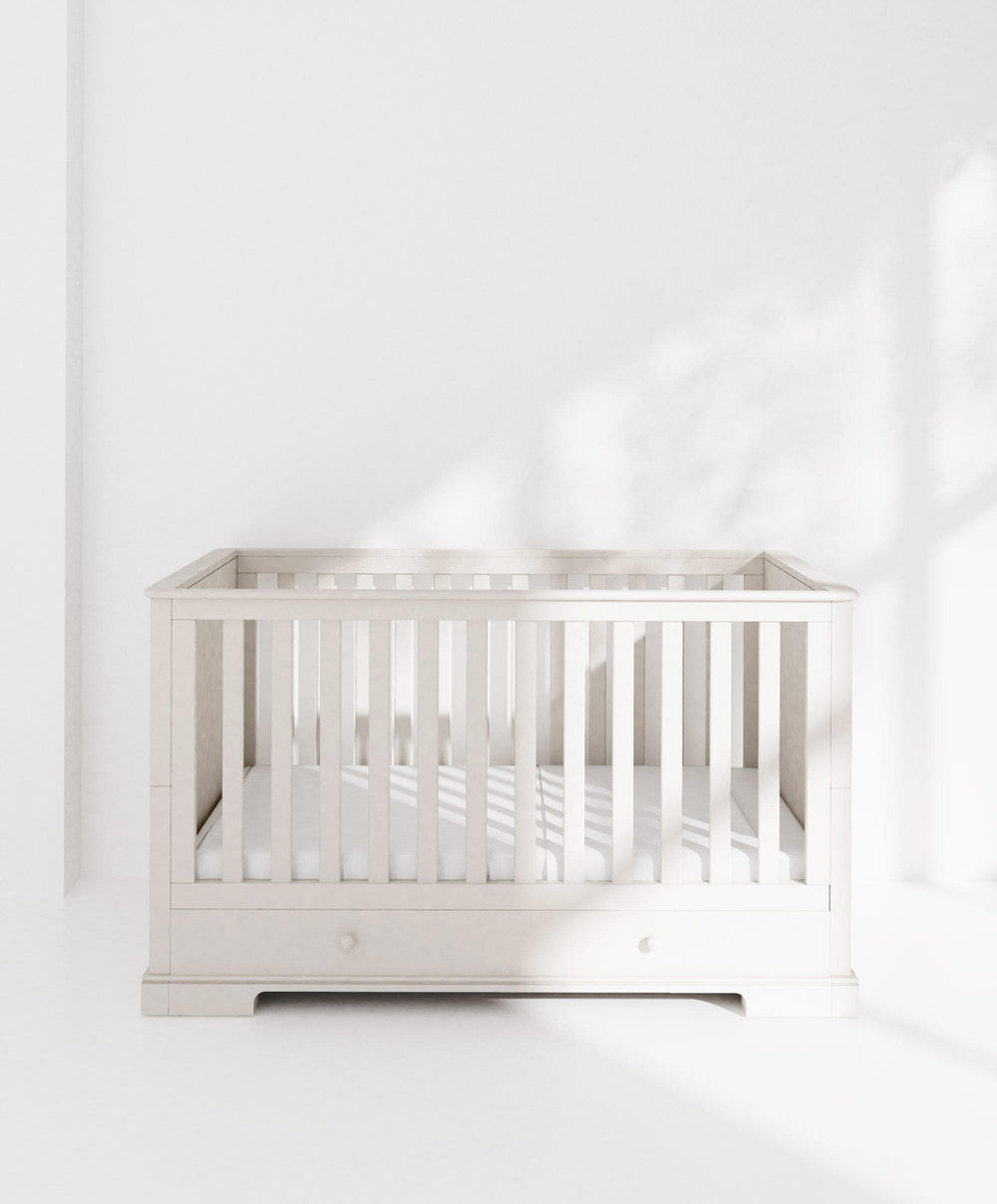 Oxford Nursery Bundle with Lua Bedside Crib (6 Piece) – White – Mamas ...