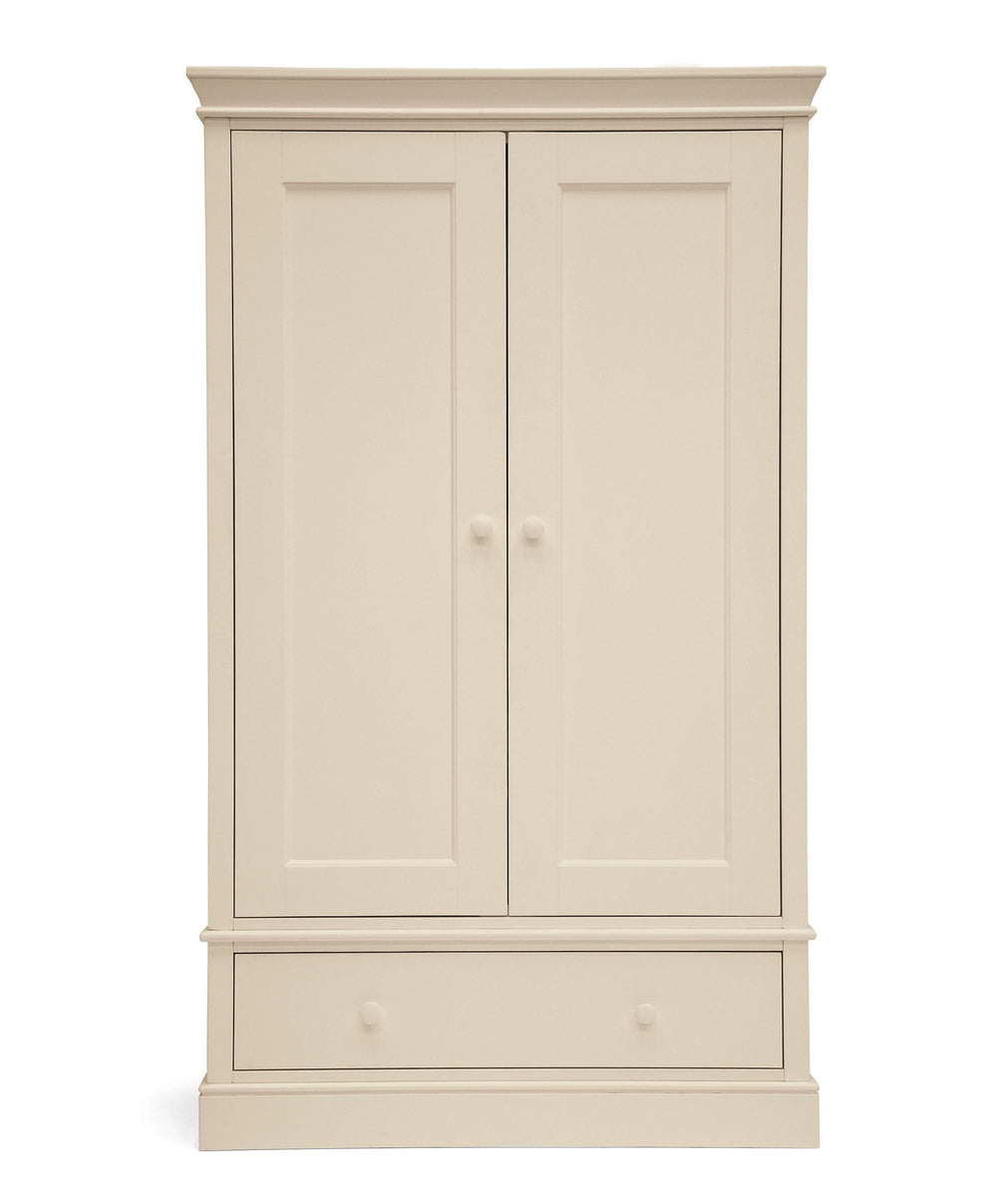 Mamas &amp; Papas Furniture Sets Oxford Nursery Bundle With Lua Bedside Crib - Cashmere/Fawn