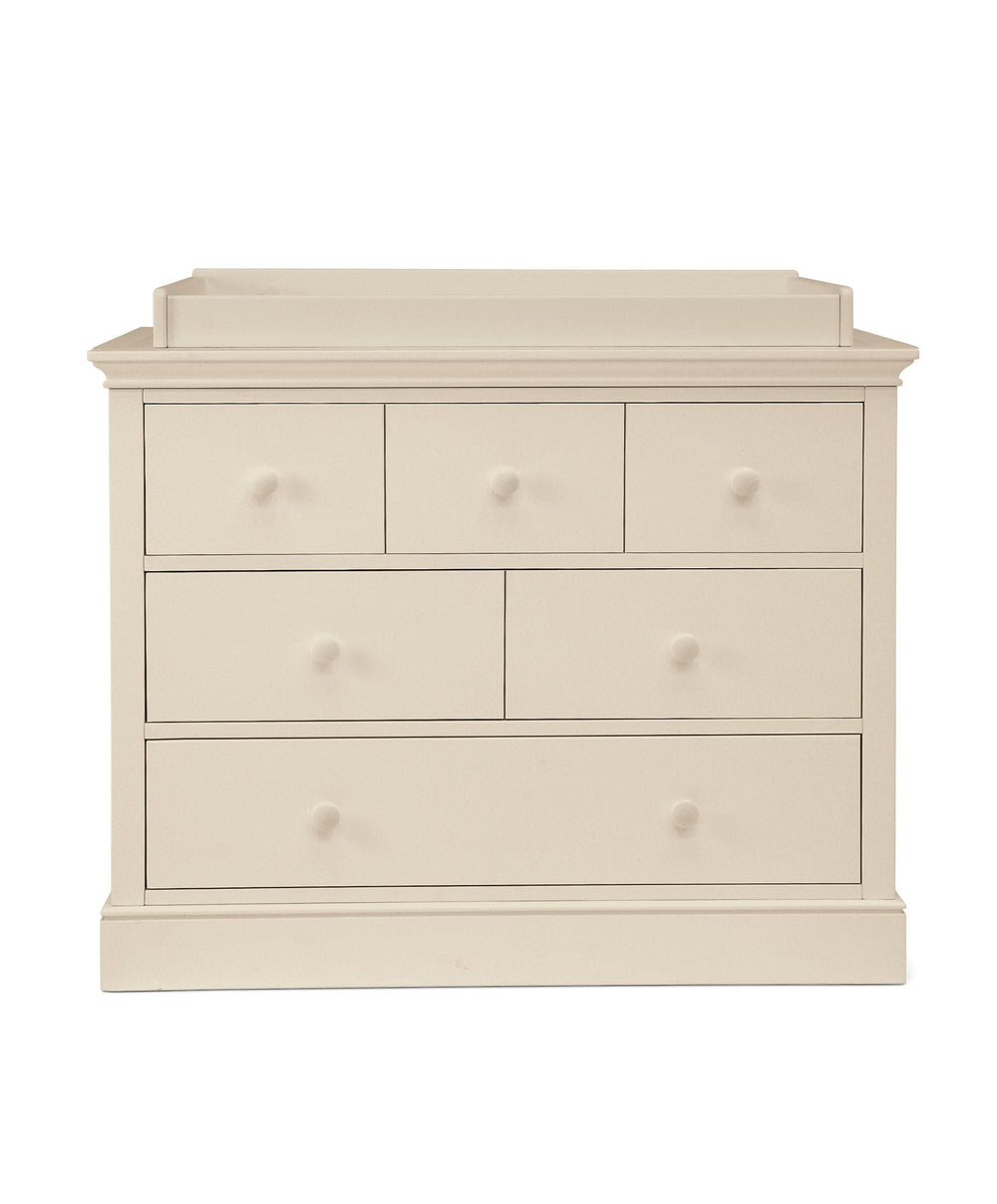 Mamas &amp; Papas Furniture Sets Oxford Nursery Bundle With Lua Bedside Crib - Cashmere/Fawn