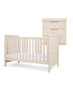 Mamas & Papas Furniture Sets Walton 2 Piece Cotbed Set with Dresser Changer - Cashmere