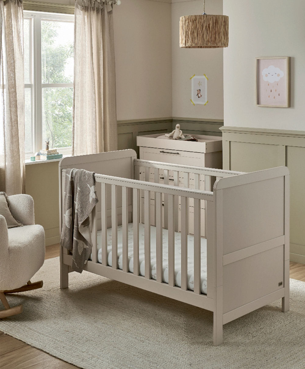 Mamas &amp; Papas Furniture Sets Walton 2 Piece Cotbed Set with Dresser Changer - Cashmere
