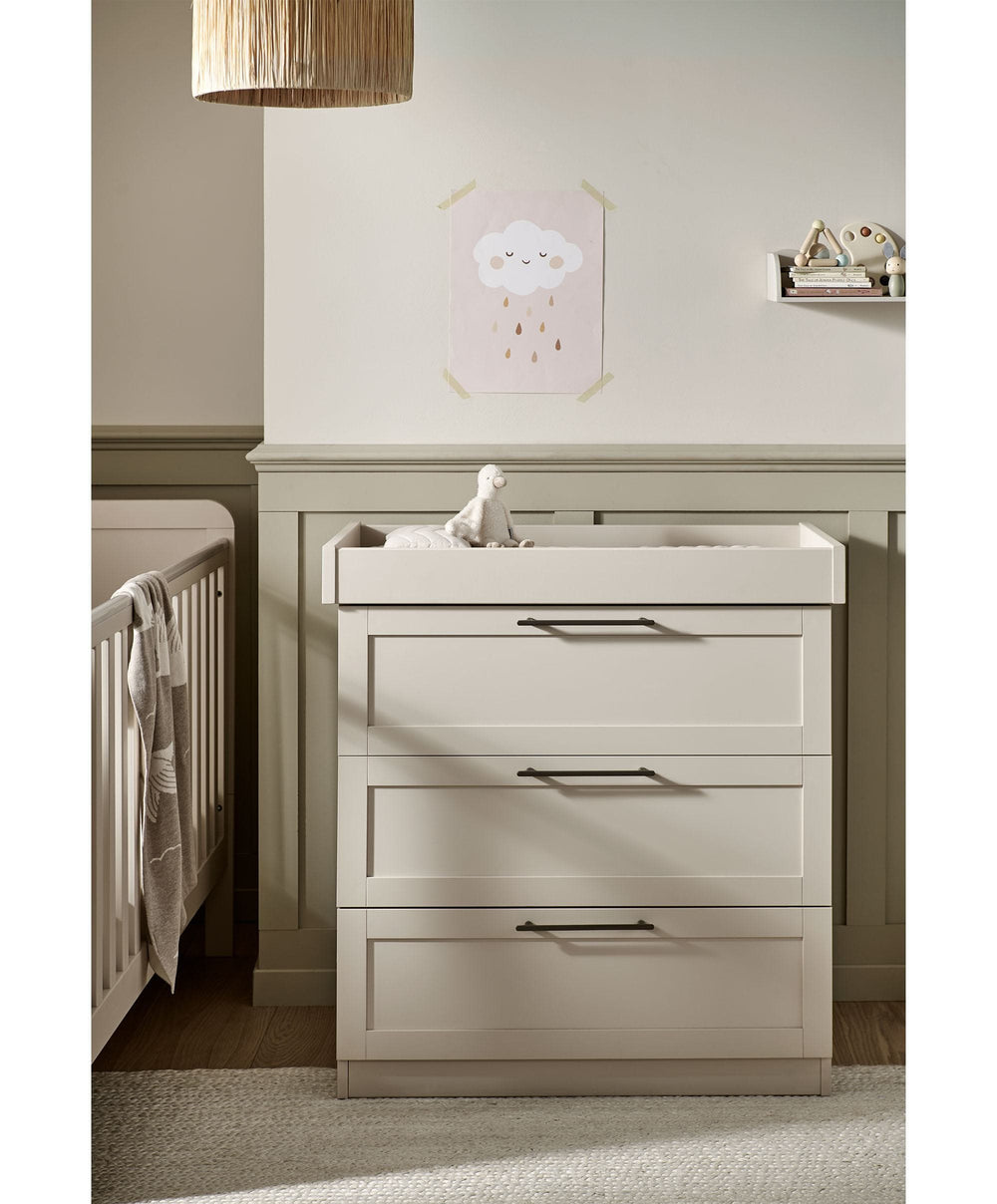 Mamas &amp; Papas Furniture Sets Walton 2 Piece Cotbed Set with Dresser Changer - Cashmere