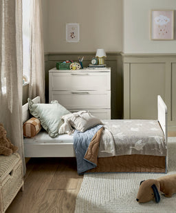 Mamas & Papas Furniture Sets Walton 2 Piece Cotbed Set with Dresser Changer - White
