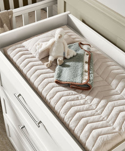 Mamas & Papas Furniture Sets Walton 2 Piece Cotbed Set with Dresser Changer - White