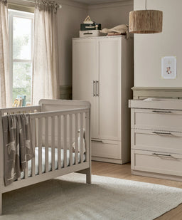 Mamas & Papas Furniture Sets Walton 3 Piece Range with Dresser Changer & Wardrobe - Cashmere