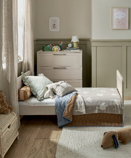 Mamas & Papas Furniture Sets Walton 3 Piece Range with Dresser Changer & Wardrobe - Cashmere