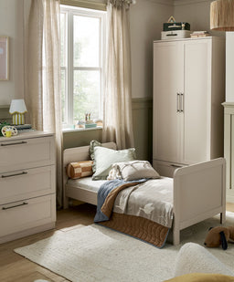 Mamas & Papas Furniture Sets Walton 3 Piece Range with Dresser Changer & Wardrobe - Cashmere