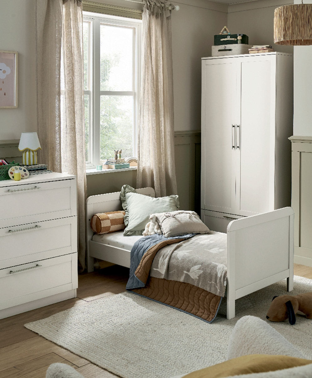 Mamas &amp; Papas Furniture Sets Walton 3 Piece Range with Dresser Changer &amp; Wardrobe - White