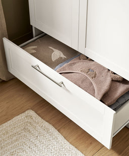 Mamas & Papas Furniture Sets Walton 3 Piece Range with Dresser Changer & Wardrobe - White