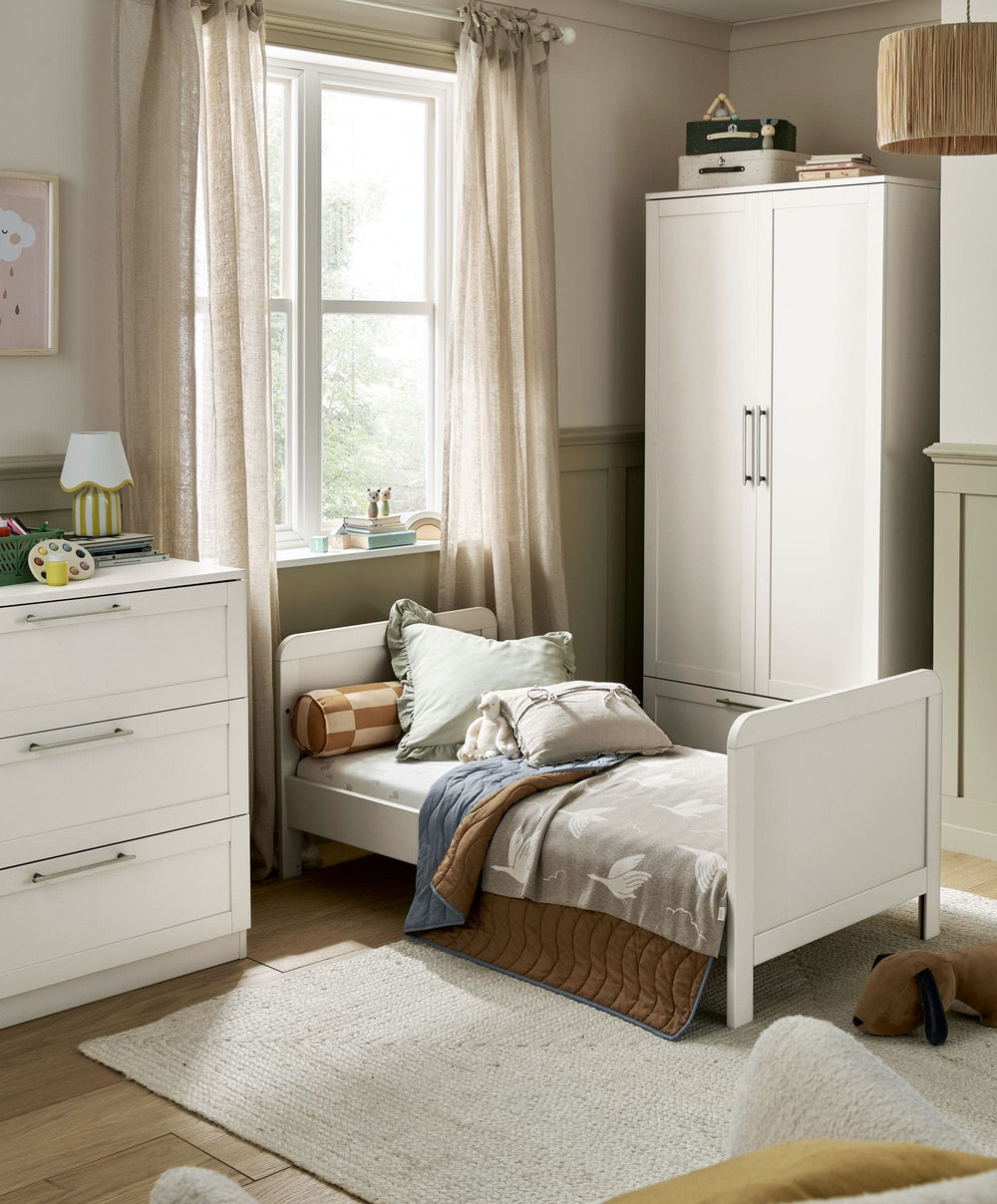 Mamas &amp; Papas Furniture Sets Walton 3 Piece Range with Dresser Changer &amp; Wardrobe - White