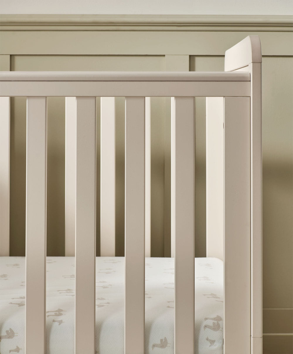 Mamas &amp; Papas Furniture Sets Walton Cotbed with Premium Pocket Spring Mattress - Cashmere