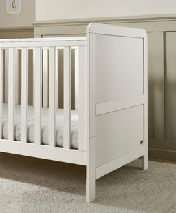 Mamas & Papas Furniture Sets Walton Cotbed with Premium Pocket Spring Mattress - White