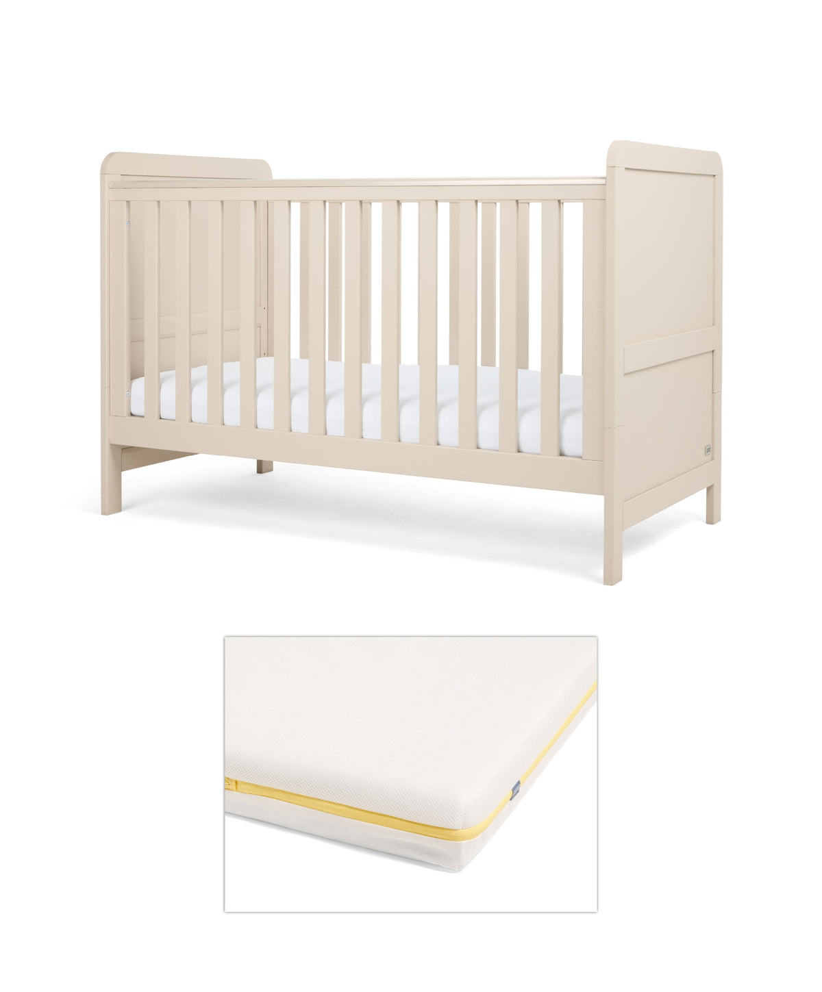 Mamas & Papas Walton Cotbed with Signature Airflow Pocket Spring Mattress