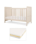 Mamas & Papas Furniture Sets Walton Cotbed with Signature Airflow Pocket Spring Mattress - Cashmere